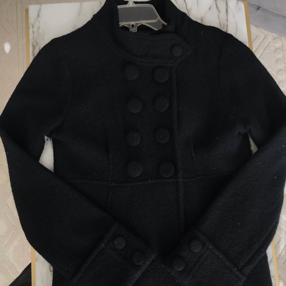 100% Wool Zara Black Jacket - Picture 3 of 11